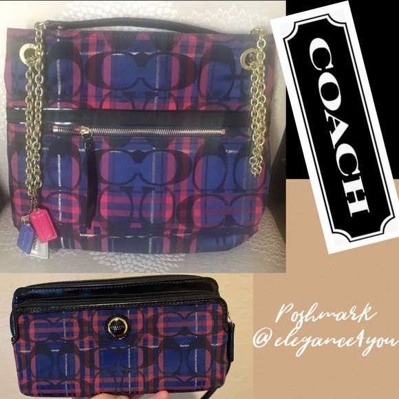 Coach Handbags - ✨COACH✨RARE Authentic Poppy Set